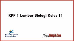 RPP 1 Lembar Biologi Kelas 11