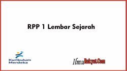 RPP 1 Lembar Sejarah