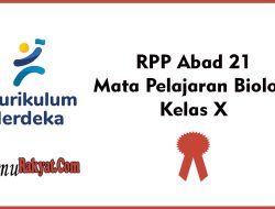 RPP Abad 21 Mata Pelajaran Biologi Kelas X Lengkap Dokument