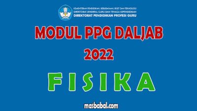 MODUL PPG BIDANG STUDI FISIKA TAHUN 2022