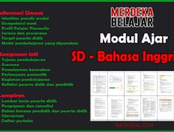 Link Download Modul Ajar SD Sekolah Penggerak Bahasa Inggris Tahun Ajaran 2022/2023