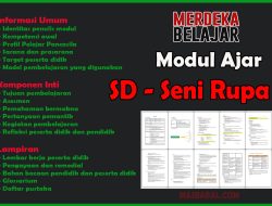 Modul Ajar Kurikulum Merdeka SD Seni Rupa Sekolah Penggerak Tahun Ajaran 2022/2023