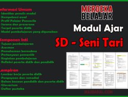 Modul Ajar Kurikulum Merdeka SD Seni Tari Sekolah Penggerak Tahun Ajaran 2022/2023