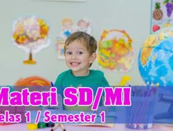 Materi SD Kelas 1 T2 ST1 PB 5