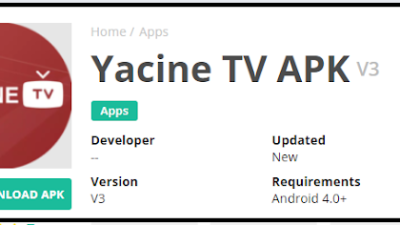 Link Download Yacine TV APK V3 Aplikasi Nonton Bola Gratis