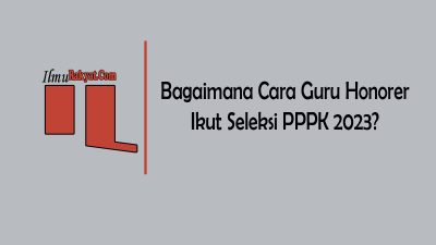 Bagaimana Cara Guru Honorer 2023 Ikut Seleksi PPPK?