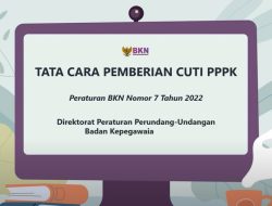 Cara Pemberian Cuti P3K atau PPPK dan Dasar Hukumnya
