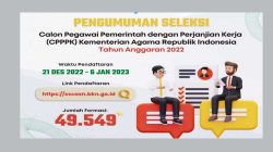 Jadwal Formasi PPPK Teknis 2022 Kemenag, Lihat Syarat Dokumen Tahun 2023 7 Formasi Calon PPPK Kementerian Agama Lihat Cara Daftar dan Ketentuannya