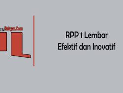 Contoh RPP 1 Lembar yang Efektif dan Inovatif