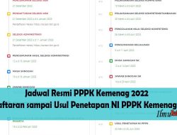 Jadwal Resmi PPPK Kemenag 2022 Pendaftaran sampai Usul Penetapan NI PPPK Kemenag 2023