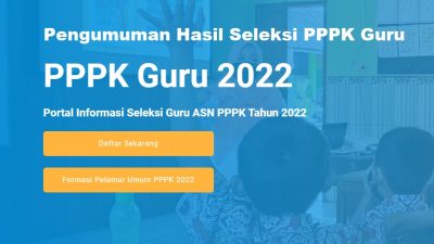 Pengumuman Hasil Seleksi PPPK Guru 2022 2023