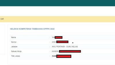 Ini Jadwal Pelaksanaan Seleksi Kompetensi Teknis Tambahan CPPPK Kemenag 2 Ini Jadwal Pelaksanaan Seleksi Kompetensi Teknis Tambahan CPPPK Kemenag
