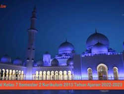 Soal PAI Kelas 7 Semester 2 Kurikulum 2013 Tahun Ajaran 2022-2023