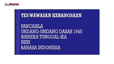 Tes wawasan kebangsaan tkw cpns polri 2023