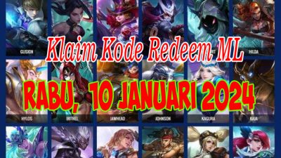 Kode Redeem ML Mobile Legends Rabu 10 Januari 2024
