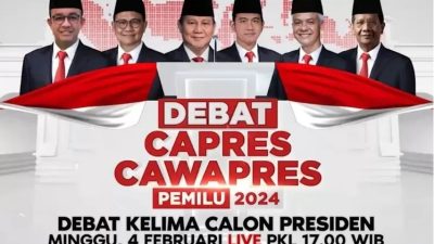 Ini Jadwal Debat Capres Terakhir, Link Nonton dan Temanya