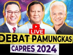 LIVE | Debat Capres Kelima Calon Presiden Pemilu Tahun 2024