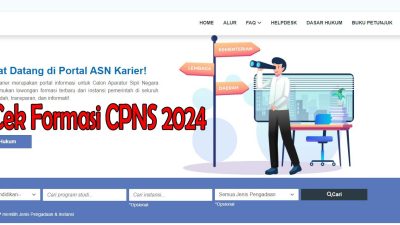 Cara Cek Formasi CPNS 2024
