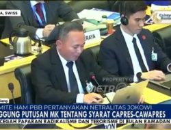 Komite HAM PBB Pertanyakan Netralitas Jokowi di Pilpres 2024, Kemenlu Tak Menjawab