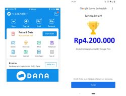Saldo DANA Gratis dari Google Survei Berhadiah, Dapatkan Hingga Rp4.200.000
