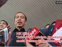 Mahkamah Konstitusi (MK) Nilai Jokowi Tak Lakukan Nepotisme meski Dukung Gibran Cawapres