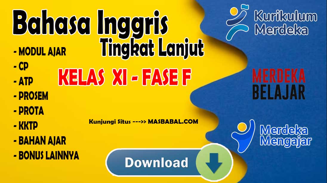 Modul Ajar Bahasa Inggris Tingkat Lanjut Kelas XI Kurikulum Merdeka (Kurmer) Tahun Ajaran 2024-2025