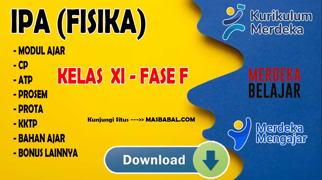 Modul Ajar Fisika IPA Kelas XI Kurikulum Merdeka (Kurmer) Tahun Ajaran 2024-2025