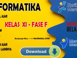 Modul Ajar Informatika Kelas XI Kurikulum Merdeka (Kurmer) Tahun Ajaran 2024-2025