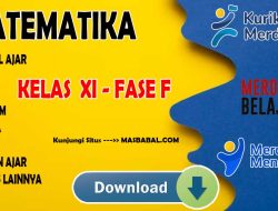 Modul Ajar Matematika Kelas XI Kurikulum Merdeka (Kurmer) Tahun Ajaran 2024-2025