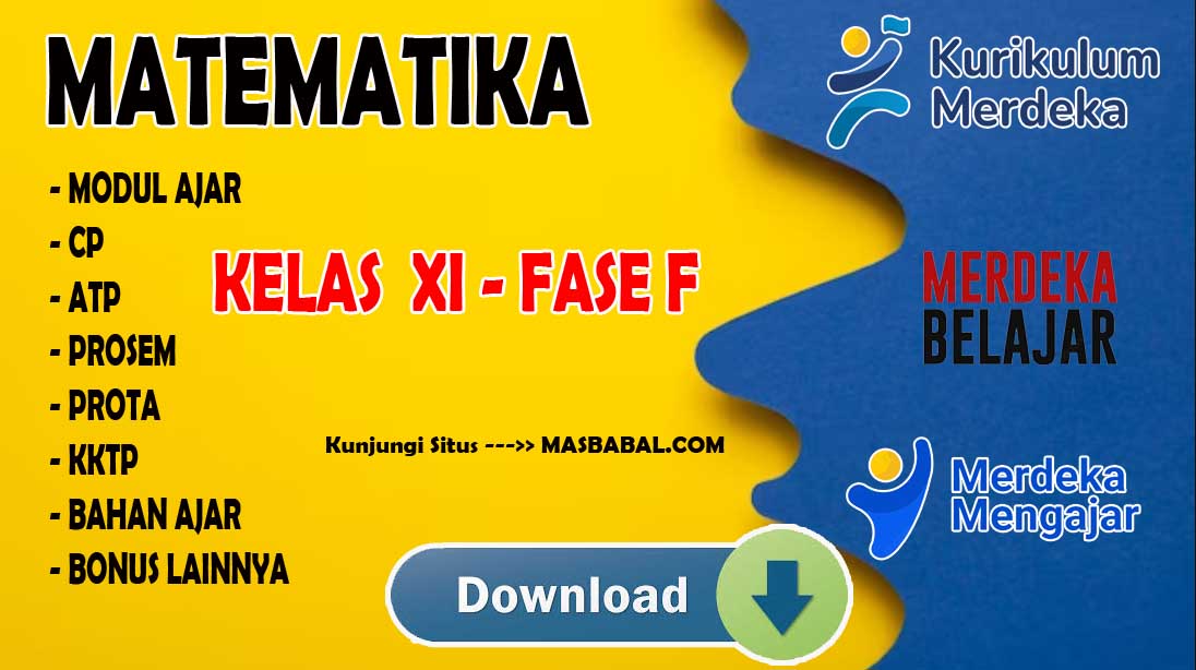 Modul Ajar Matematika Kelas XI Kurikulum Merdeka (Kurmer) Tahun Ajaran 2024-2025