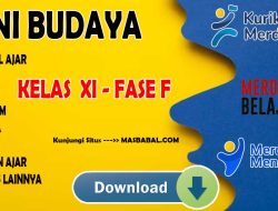 Modul Ajar Seni Budaya Kelas XI Kurikulum Merdeka (Kurmer) Tahun Ajaran 2024-2025