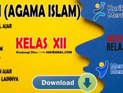 Modul Ajar PAI Kelas XII Kurikulum Merdeka (Kurmer) Tahun Ajaran 2024-2025