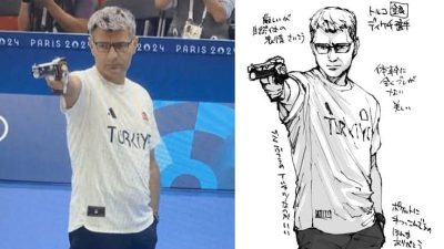 Penembak jitu Turki Yusuf Dikeç meraih medali perak di Olimpiade Paris dengan perlengkapan minim, menjadi sensasi internet