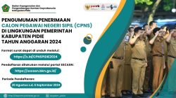 CPNS Kab. Pidie Pengumuman Pengadaan Calon Pegawai Negeri Sipil di Lingkungan Pemerintah Kabupaten Pidie Tahun Anggaran 2024 6 Pengumuman Pengadaan Calon Pegawai Negeri Sipil (CPNS) di Lingkungan Pemerintah Kabupaten Pidie Tahun Anggaran 2024