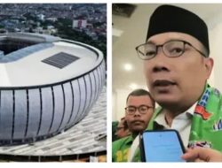 Ridwan Kamil ‘Janji’ Bangun Stadium Standar Internasional yang Lebih Baik dari JIS
