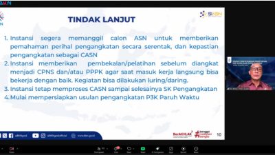 Tindaklanjuti Jadwal CASN Terbaru, Kepala BKN Imbau Instansi Untuk Perhatikan Hal Berikut…