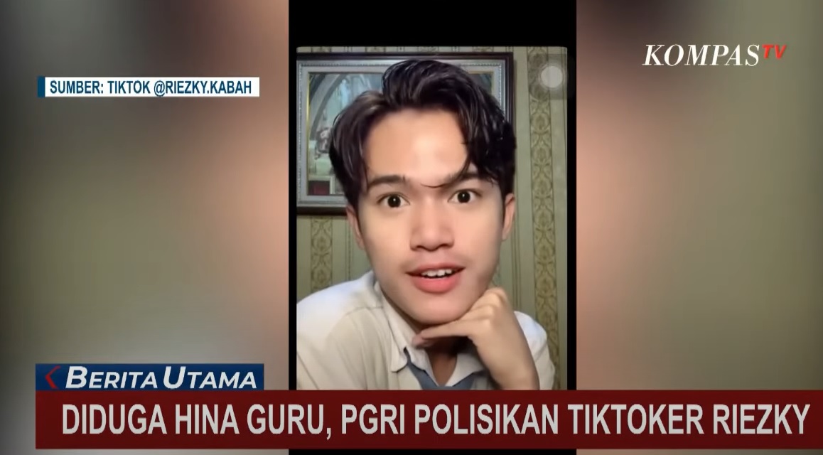 Usai Dilaporkan Atas Tudingan Semua Guru Korupsi, TikToker Riezky Kabah Kini Minta Maaf