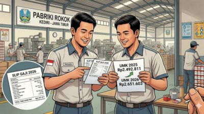 UMK Kediri 2025, UMK Kediri 2026, upah minimum Kediri, kenaikan UMK Jatim, UMR Kabupaten Kediri, UMR Kota Kediri, gaji minimum 2026, pekerja Kediri